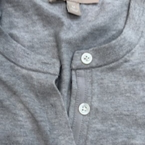 Clearance: Banana Republic think knit cotton sweater/top sz S/M - Picture 3 of 6